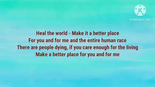 Video thumbnail of "Michael Jackson - Heal the World"