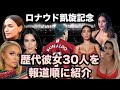 クリスティアーノ・ロナウドの歴代彼女30人を紹介