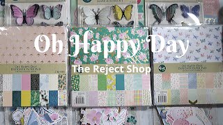 The Reject Shop Oh Happy Day 1 The Craft Stall + 11 Cards