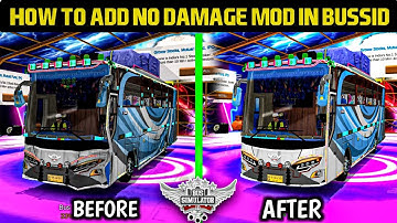 How to add No Damage Mod in Bas Simulator Indonesia | No demage and no dirt mod for bussid | v4.3.1
