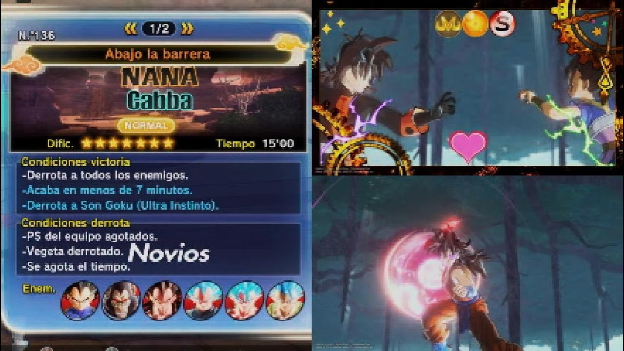 Dragon Ball Xenoverse 2 MS 136 Abajo la barrera Ps5.