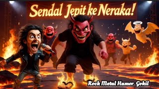SENDAL JEPIT KE NERAKA 🔥 | Lagu Rock Metal Humor Gokil Penuh Pesan Moral & Canda 
