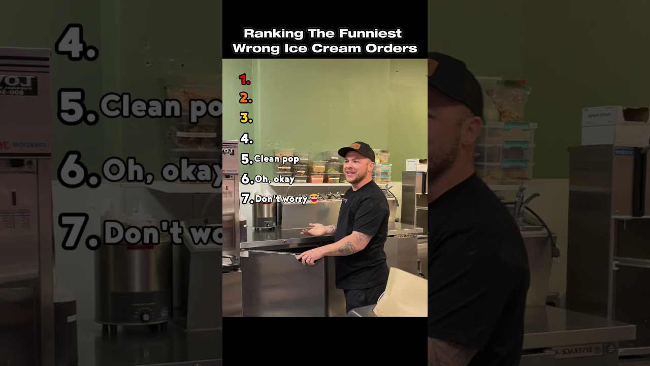 Ranking The Funniest Wrong Ice Cream Orders Funny Tiktok Icecream