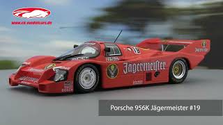 WERK83 1:18 Porsche 956K Jägermeister #19 勝者 1000km Imola 1984