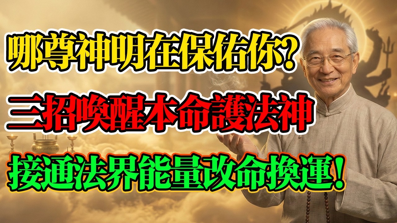 南懷瑾：你與哪尊佛菩薩有緣？三招教你感應自身的本命護法，接住法緣徹底翻盤家運！#南懷瑾 #因果業力 #護法神 #風水改命 #阿賴耶識 #佛法 #佛學 #佛學智慧 #轉運 #如何知道自己的護法神
