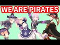 【Hololive】Okayu, Aqua and Shion imitate Marine's self introduction in 3D.【Vtuber translation Eng Sub
