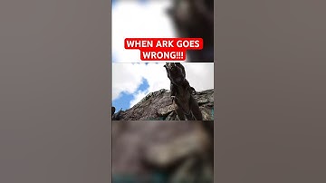 Als Ark fout gaat!!! #gaming #arksurvivalevolved #arkascended #ark #scary #shorts