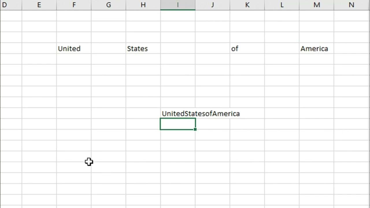 27 Concatenate Join Multiple Text Strings into ONE - YouTube