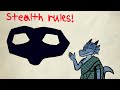 Stealth rules in Dnd 5e were never published!