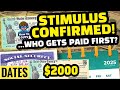 $2000+📈IRS Stimulus Confirmed Check💰Sending Out Automatic if?🎉Social Security Raise SSI,SSDI,?✅