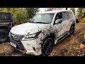 Элитный OFF ROAD герметичность разная Wrangler Rubicon и Lexus LX 570 нырнули в настоящее болото