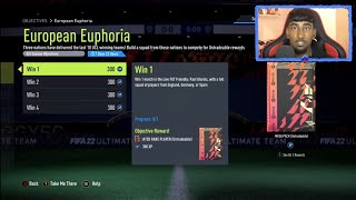 HOW TO COMPLETE EUROPEAN EUPHORIA?! | *FREE 35K PACK* | FIFA 22 ULTIMATE TEAM |