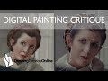 Digital Painting Coaching Critique - Princess Leia