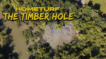 Creating a FLOODED TIMBER DUCK HOLE in the Creek Bottom! | #HOMETURF EP10