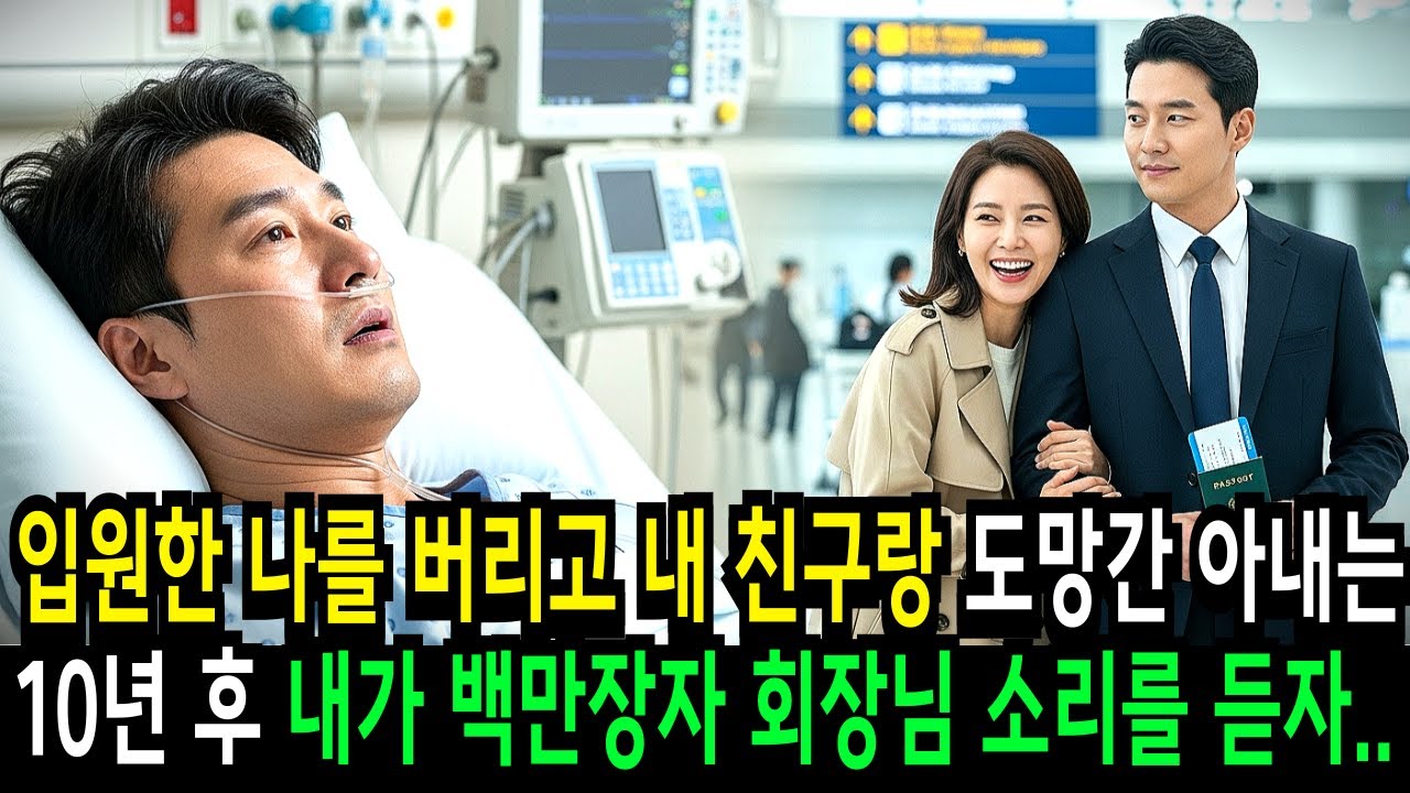 입원한 나를 버리고 내 친구랑 도망간 아내는 10년후에 내가 백만장자 회장님 소리를 듣자...                      | 반전사연 | 오디오북 | 사연라디오