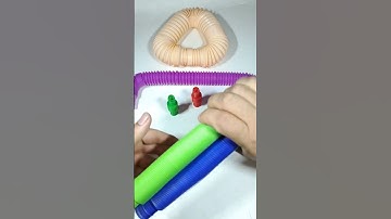 Hook Relaxing ASMR Creating POP-TUBE #asmr #satisfyingvideos #relaxing #oddasmr #insideout #crunchy