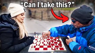 Video of Dina Belenkaya cheating OTB in a chess hustle at the park match :  r/chess