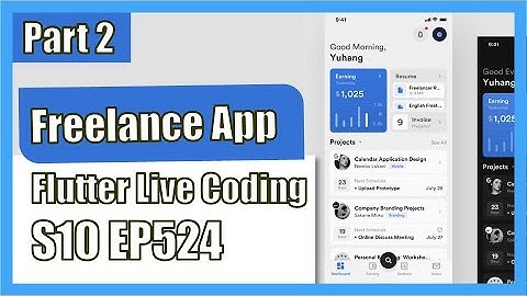 [Flutter] Flutter Live Coding EP524 (Freelance Concept App Part 2)