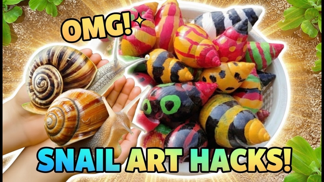 Giant Snails Hunting at Night! 🐌✨