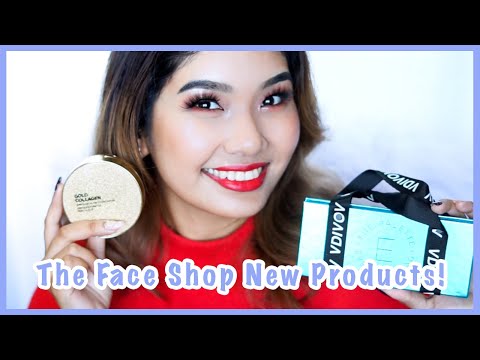 Trying On New Makeup Products from The Face Shop!
