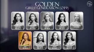 [AI COVER] GOLDEN - Girls' Generation (OT9) (Org. by HUNTRIX)