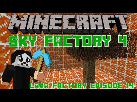Minecraft - Sky Factory 4 - Surrounded By Lava - Episode 14 - YouTube