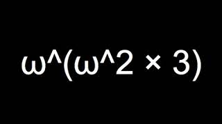Infinities 6 - Nearing ω^ω^ω