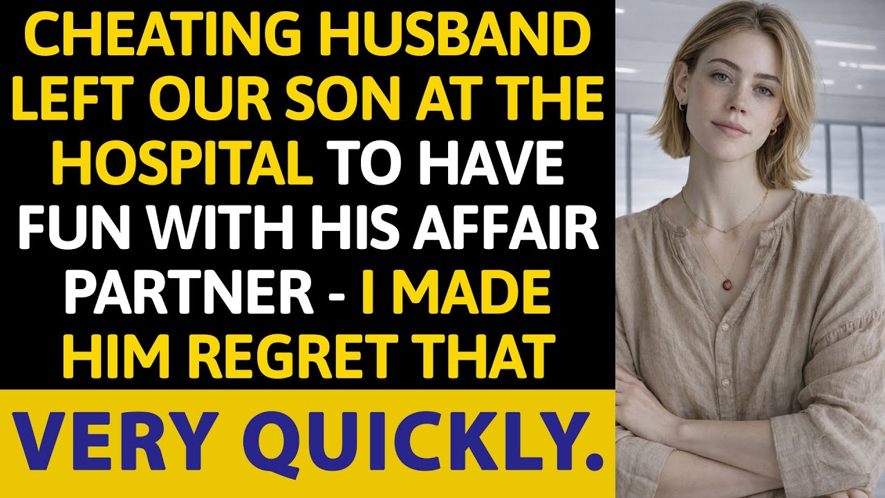 Cheating Husband Left Our Son At The Hospital To Have Fun With His Affair Partner — I Made Him