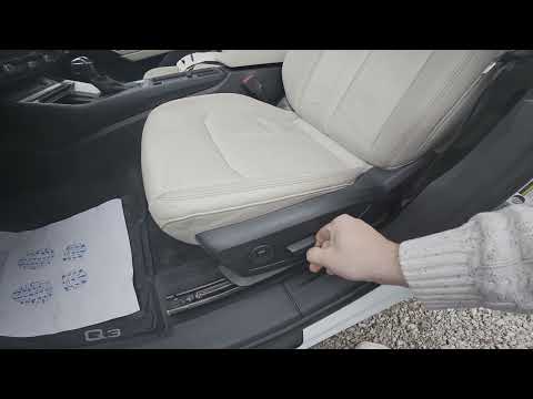 AUDI Q3 (2015-2018) – How to Change Seat Position
