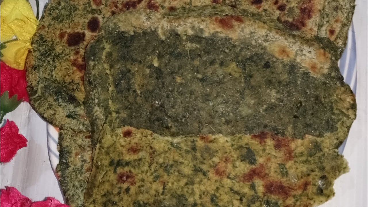 Palak ka paratha Aise banaaiye bahut hi badhiya banta hai paratha