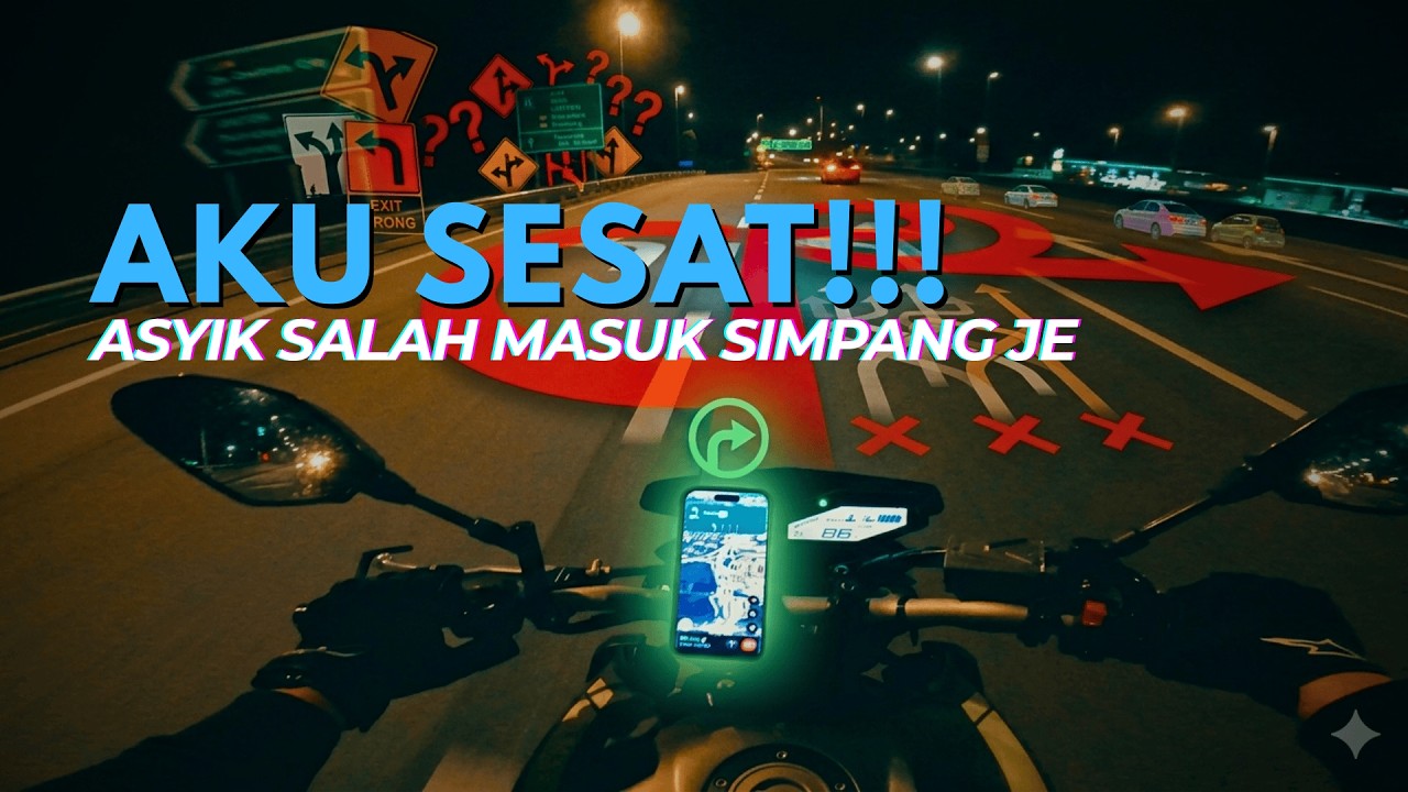 Salah Masuk Simpang Punya Pasal, Terus Sesat Jauh! | Yamaha MT-09