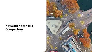 PTV Vissim 2023: Network Scenario Comparison screenshot 2