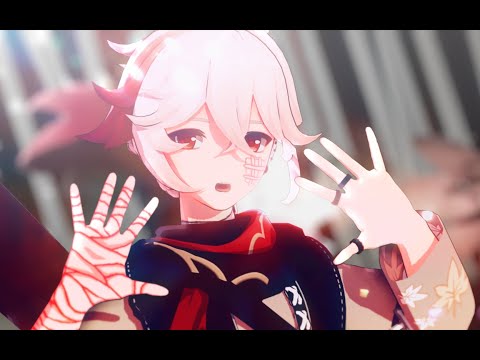 【原神 MMD／4K／60FPS】楓原万葉【天使の翼】
