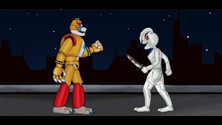 Glamrock Freddy vs Vanny. FNAF Security Breach ENDINGS ANIMATION. Drawing Cartoon 2.