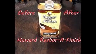 Refinishing Secret Reveled! Best Way To Restore Or Refinish Old Furniture. HOWARD'S Restor-A-Finish.