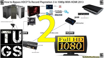 DVI+Audio to HDMI Converter Unboxing- How to Bypass HDCP Record Playstation 3 in 1080p HDMI Part 2