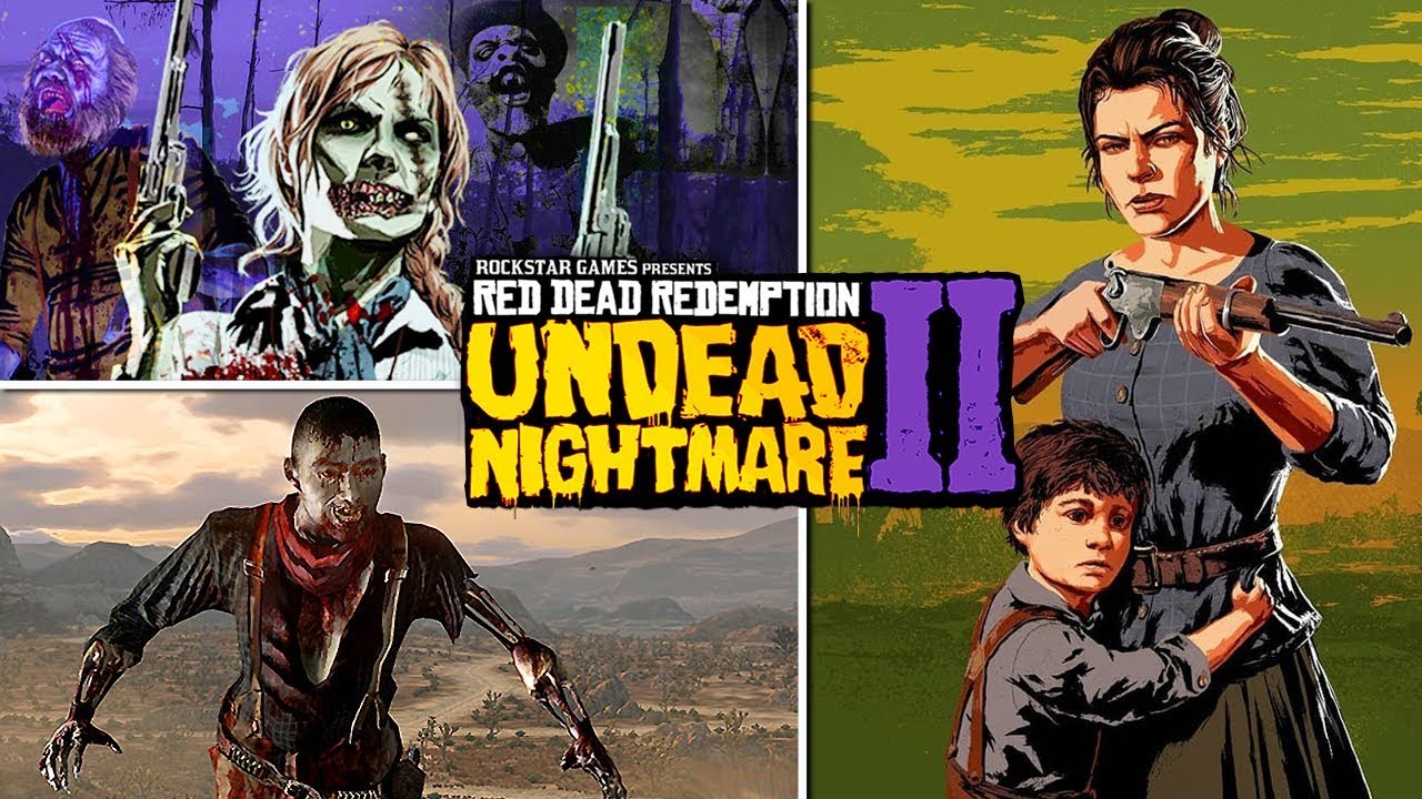 Red Dead Redemption 2 Undead Nightmare 2 Story Mode Zombies Appear, Spooky Music & More - YouTube