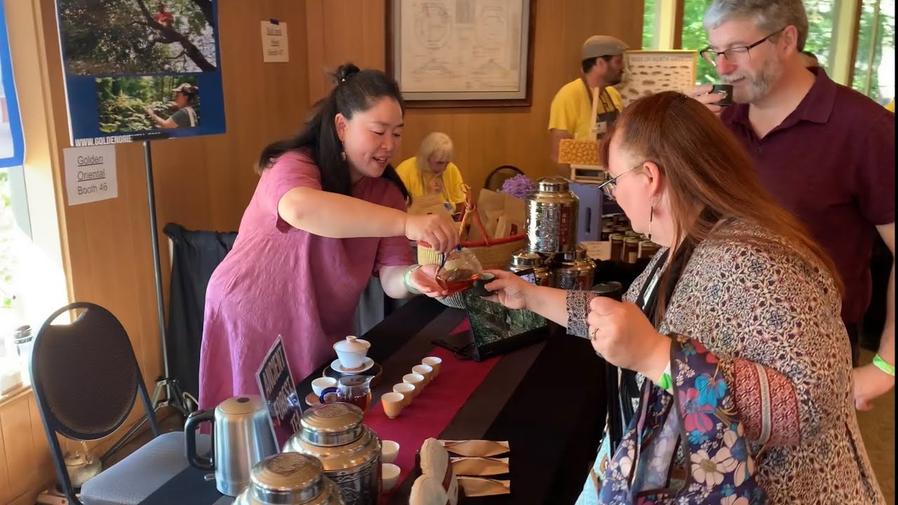 忙疯了。茶博会的一天，收获满满，好评如潮。2023 Tea Festival Convention Portland USA 茶山生活#古树紫 ...