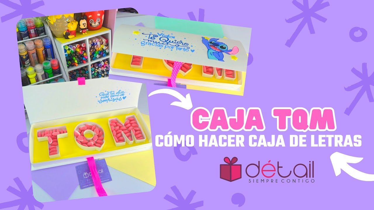 Cajas Letra R CAJA LETRAS TE QUIERO MUCHO, CÓMO HACERLA - YouTube