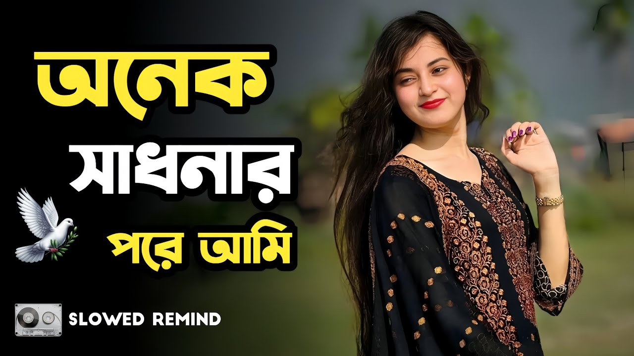 Onek Shadonar Pore ( অনেক সাধনার পরে ) Bengali Lo-Fi | Slowed Remind | Akash Mardy