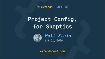 extendsConf — Matt Stein — Project Config for Skeptics