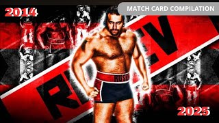 All Of Rusev WWE PPV Match Card Compilation (2014-2025) With AEW 