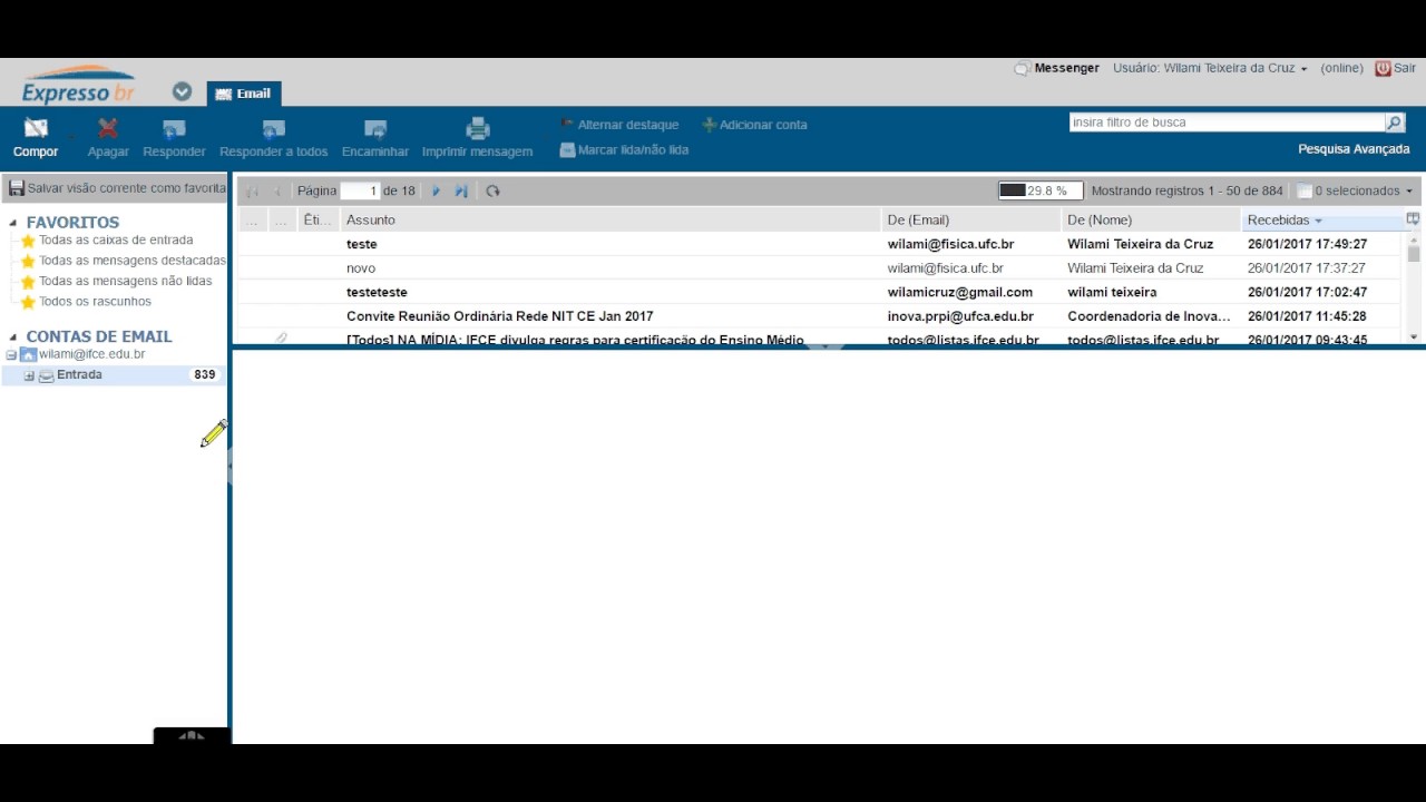Redirecionar Automaticamente Email Para Pasta Criada