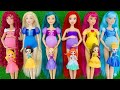 10 Minutes Satisfying with Unboxing Disney Family Playset Pregnant ,Cute Toys ASMR Elsa, Anna!!!