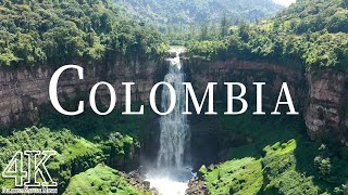 FLYING OVER COLOMBIA 4K (UHD) - Relaxing Music Along With Beautiful Nature Videos - 4K Video UltraHD