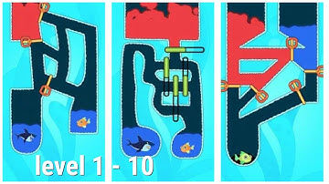 Save the Fish level 1 2 3 4 5 6 7 8 9 10 walkthrough