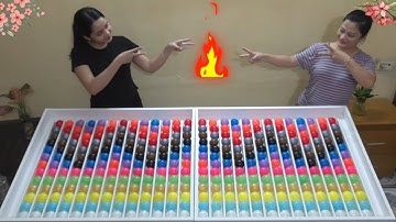 🎧 Relaxing Color Ball Sorting with Gentle ASMR | Calm but Competitive