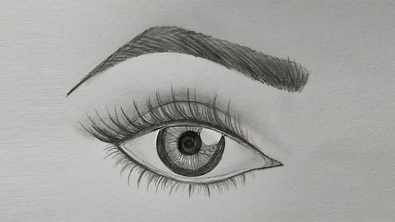 11 Recomended Easy sketches to draw eyes for Sketch Art Girl