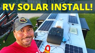 ☀  RV Solar Install!   (Full Time RV Life)