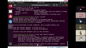 instalación de JAVA Netbeans en el sistema operativo Ubuntu || VirtualBox